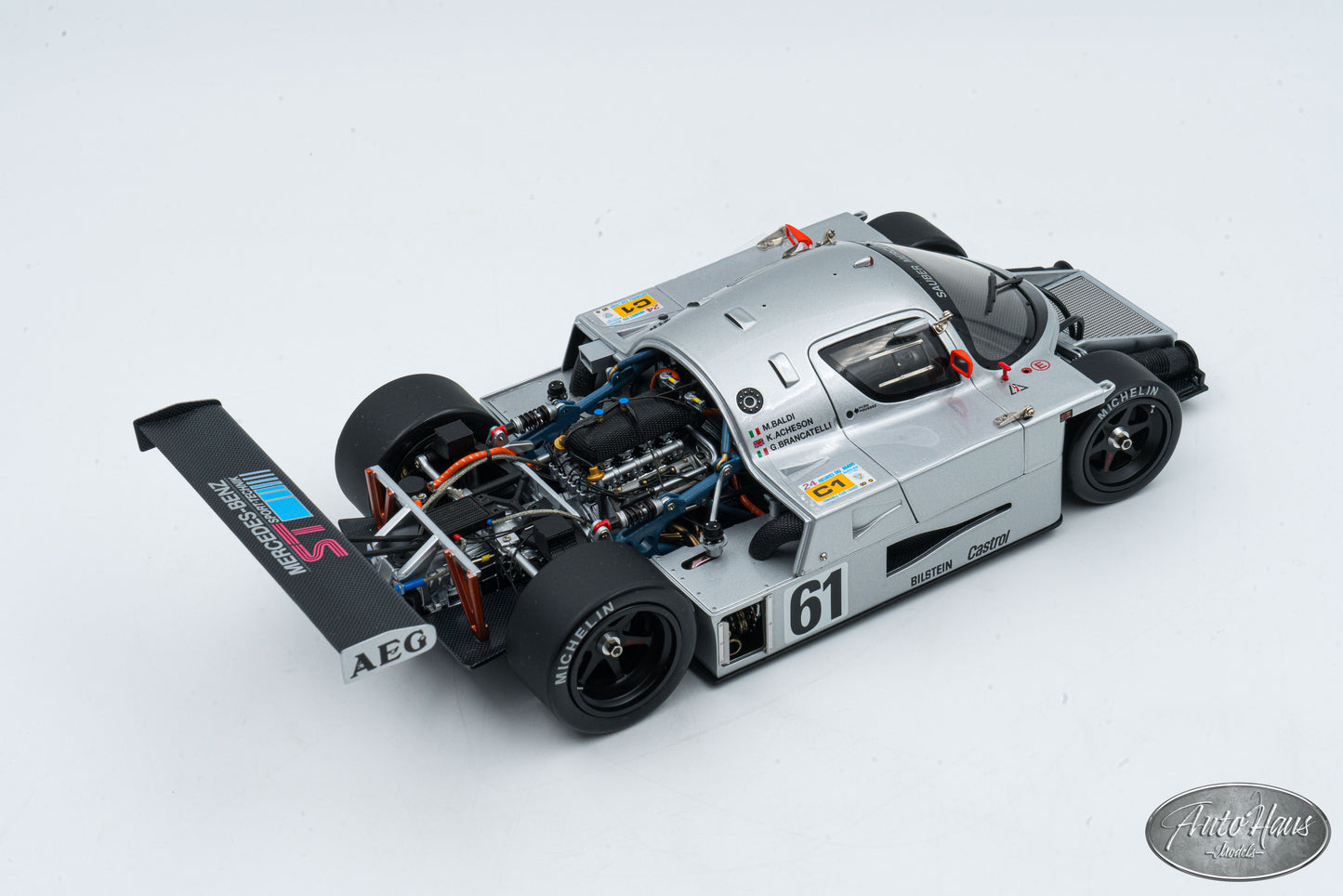 1/18 Exoto 1989 Mercedes Benz C9 Sauber Le Mans #61