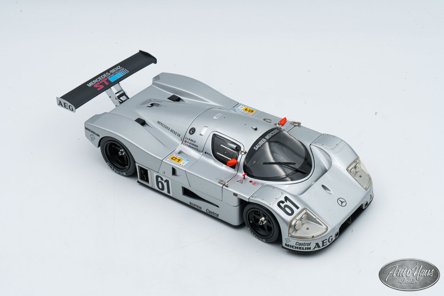 1/18 Exoto 1989 Mercedes Benz C9 Sauber Le Mans #61