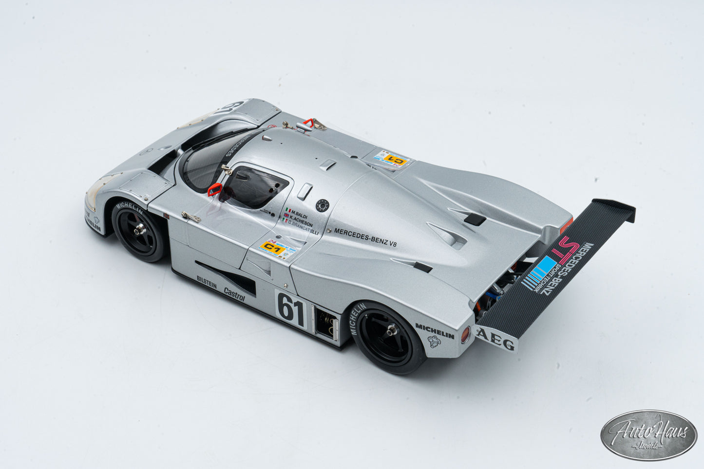 1/18 Exoto 1989 Mercedes Benz C9 Sauber Le Mans #61