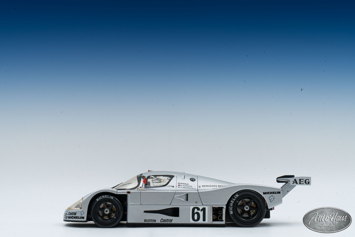 1/18 Exoto 1989 Mercedes Benz C9 Sauber Le Mans #61