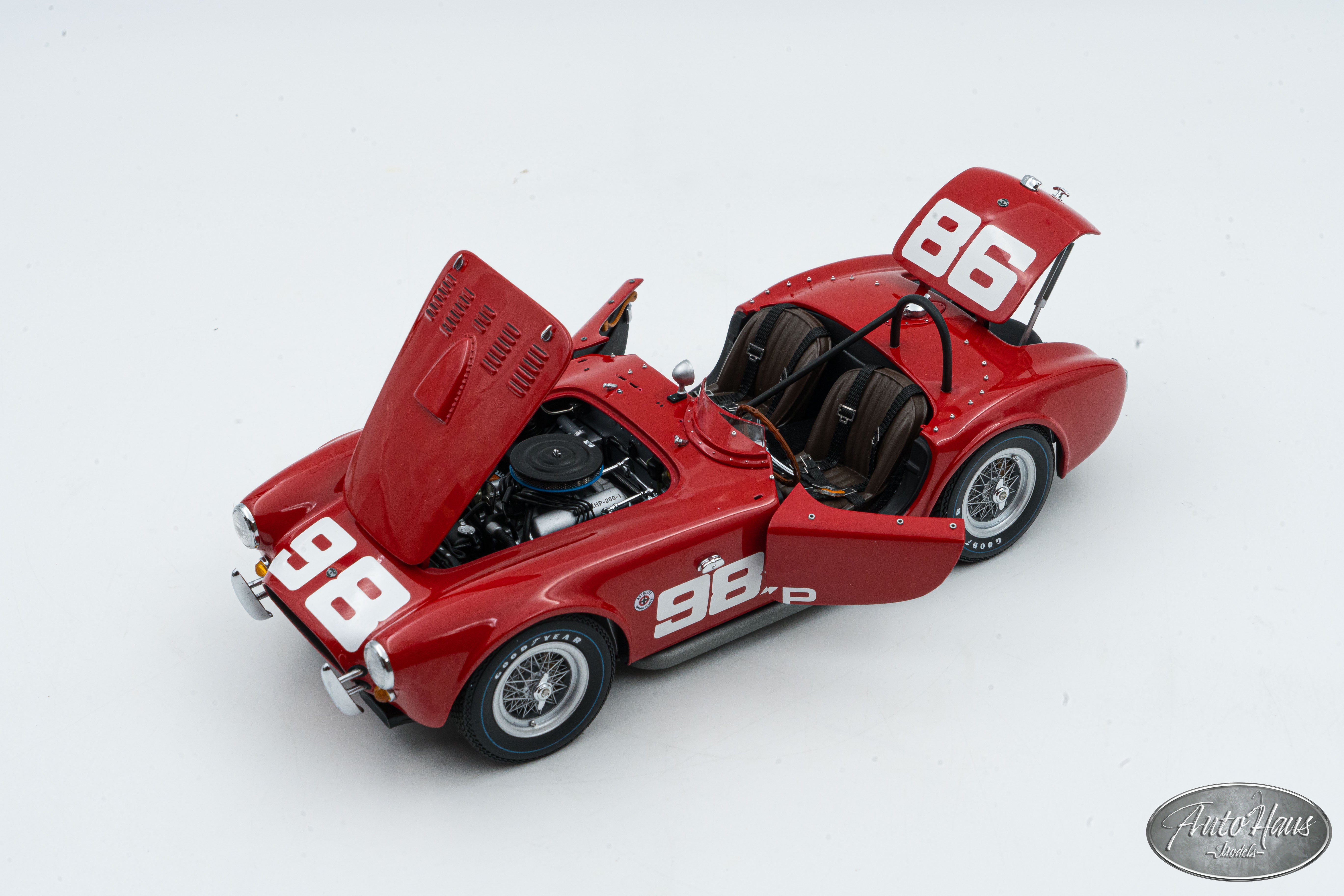 1/18 Exoto 1962 Shelby cobra 260 Roadster #98 Red