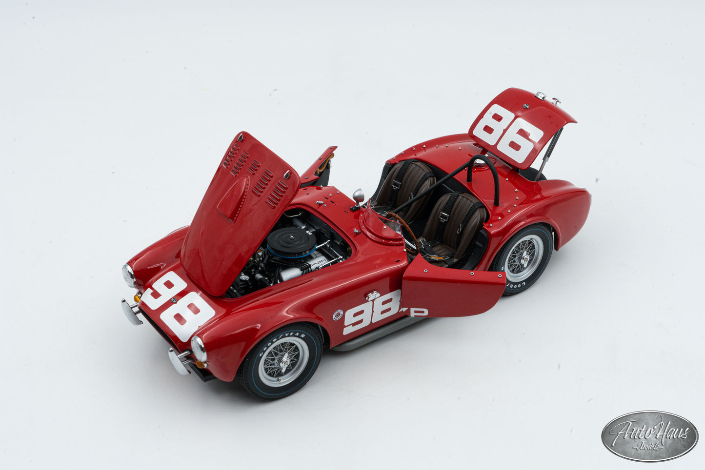 1/18 Exoto 1962 Shelby cobra 260 Roadster #98 Red