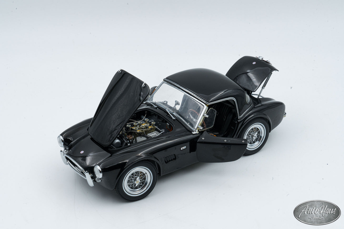 1/18 Exoto 1963 Shelby cobra 289 AC Roadster Black