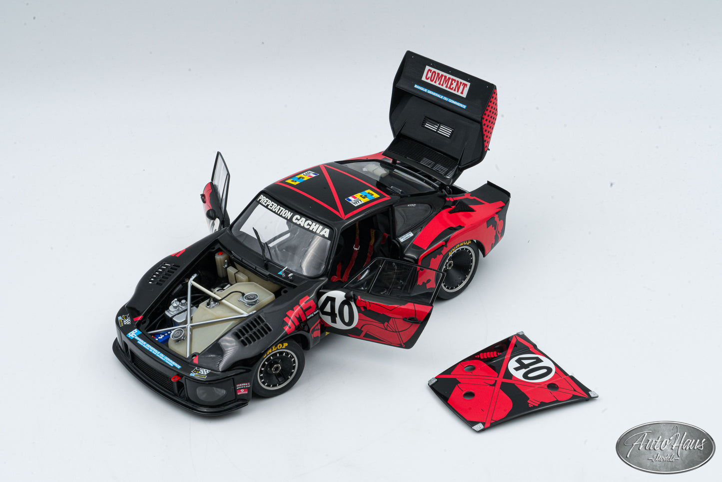 1/18 Exoto 1977 Porsche 935 le Mans #40 Black