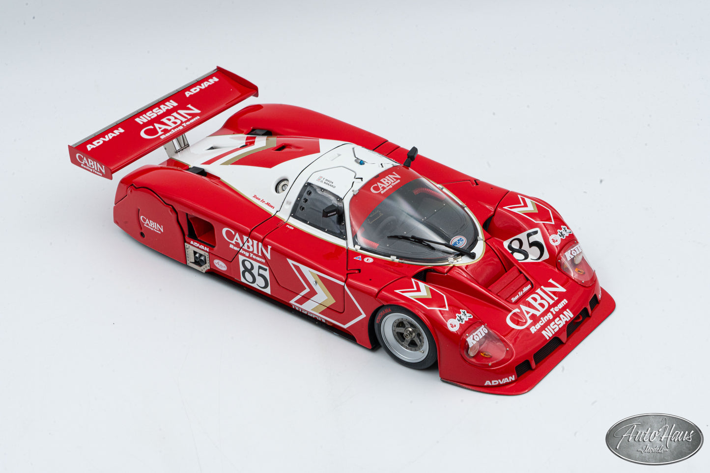 1/18 Exoto 1990 Nissan R-89 V Cabin Red #85