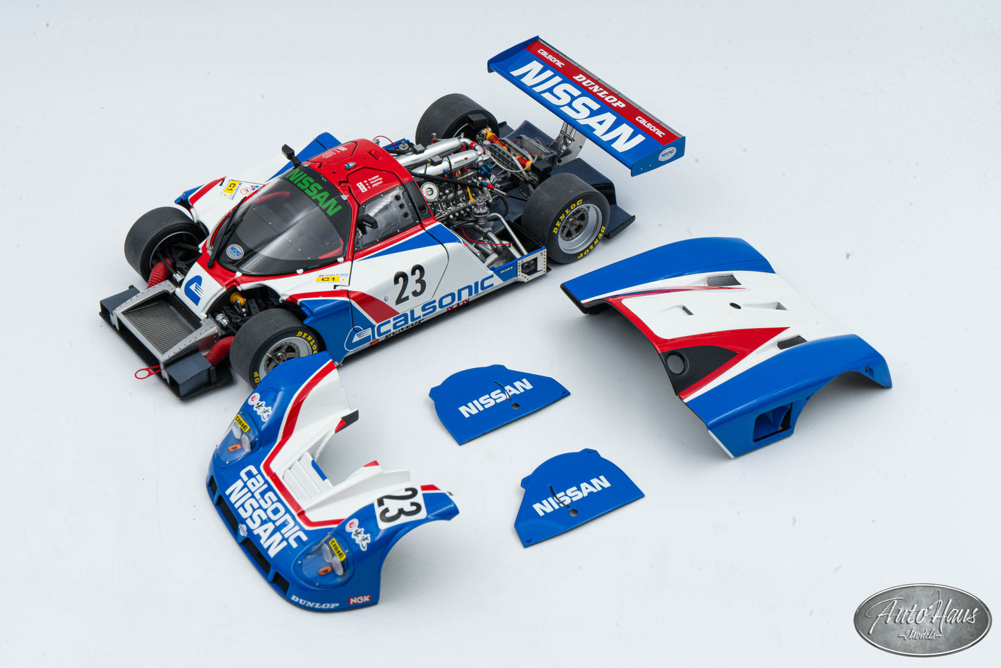 1/18 Exoto 1989 Nissan R-89 C Calsonic Nismo Le Mans #23