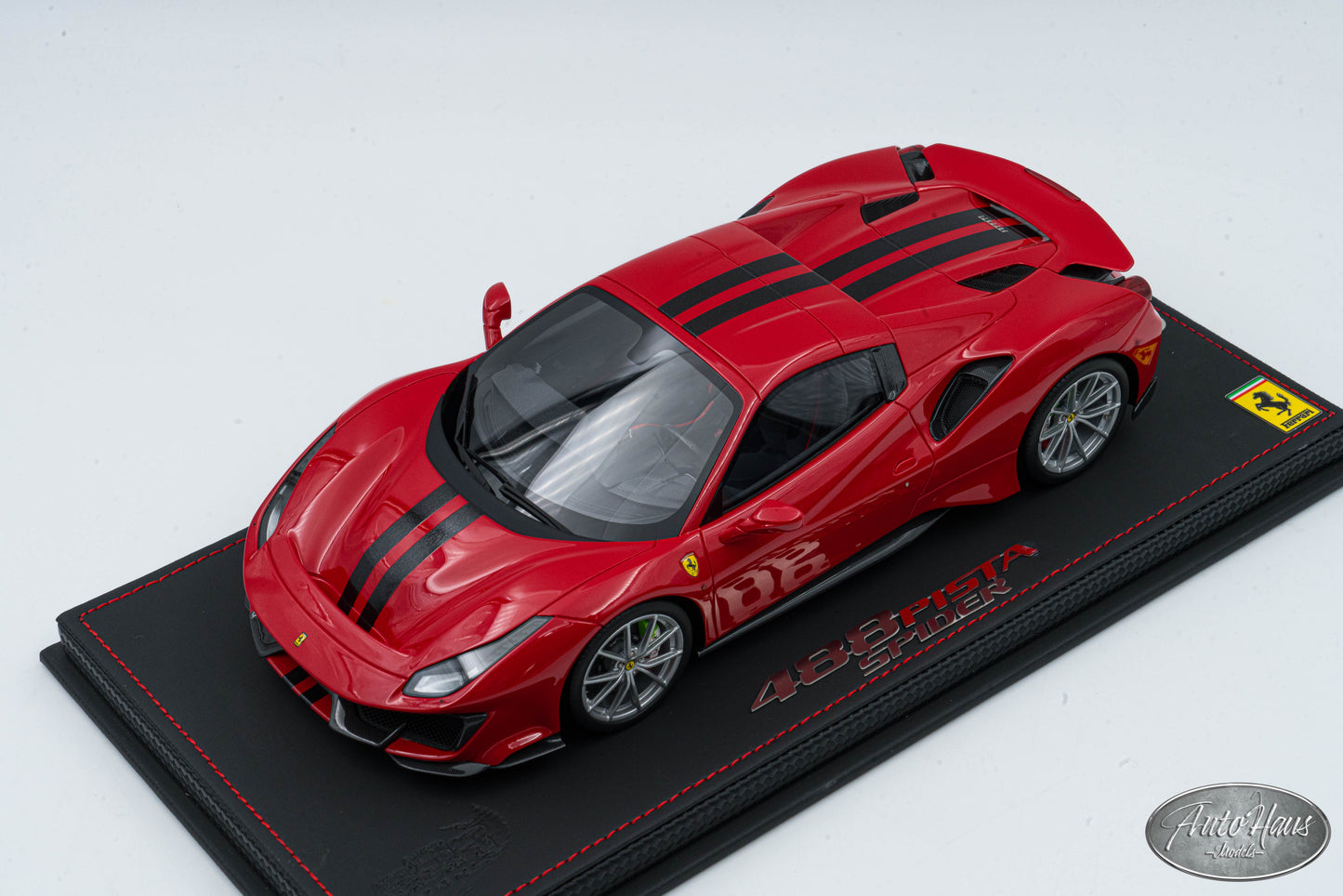 1/18 BBR Ferrari 488 Pista Spider Hard Top Red