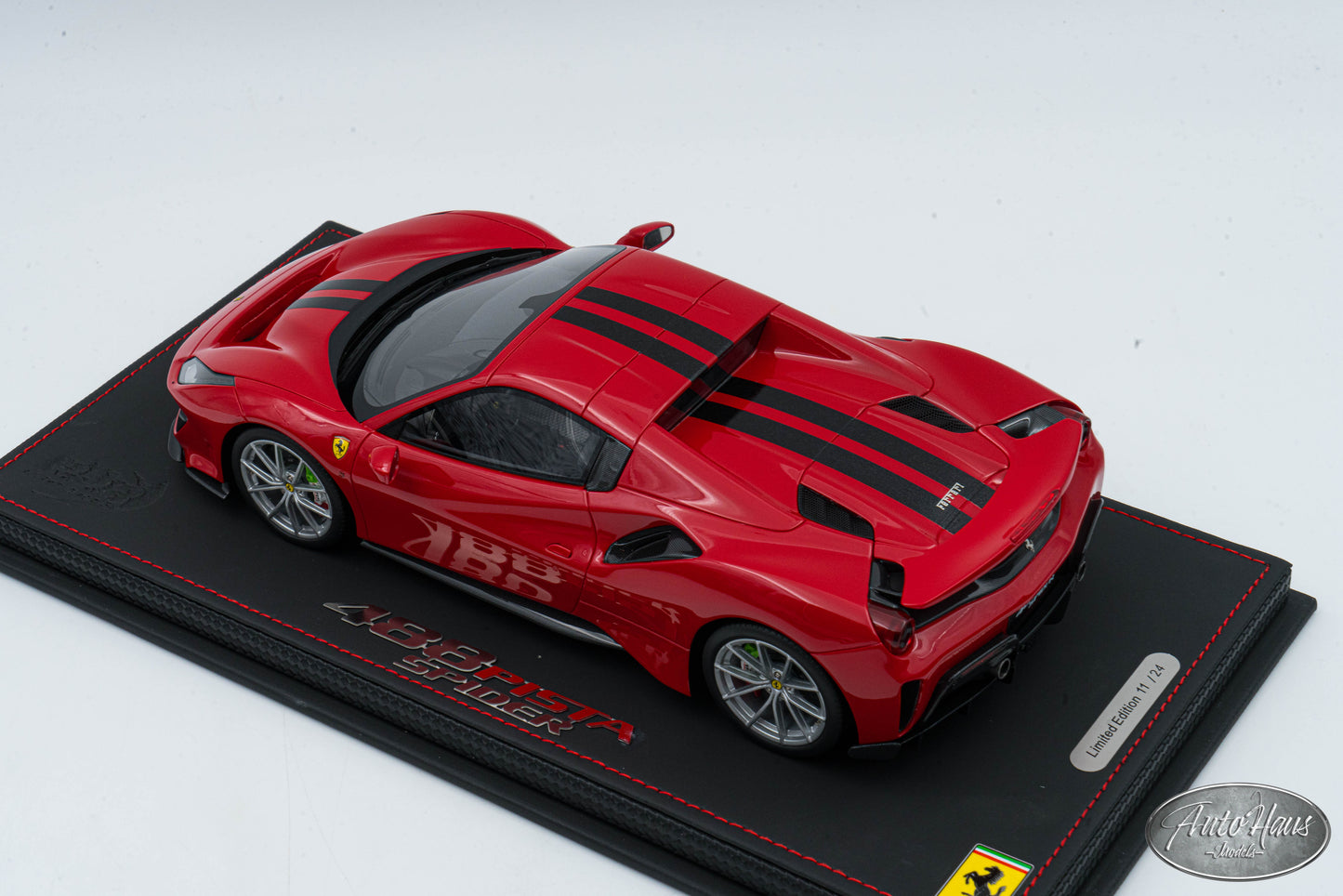 1/18 BBR Ferrari 488 Pista Spider Hard Top Red