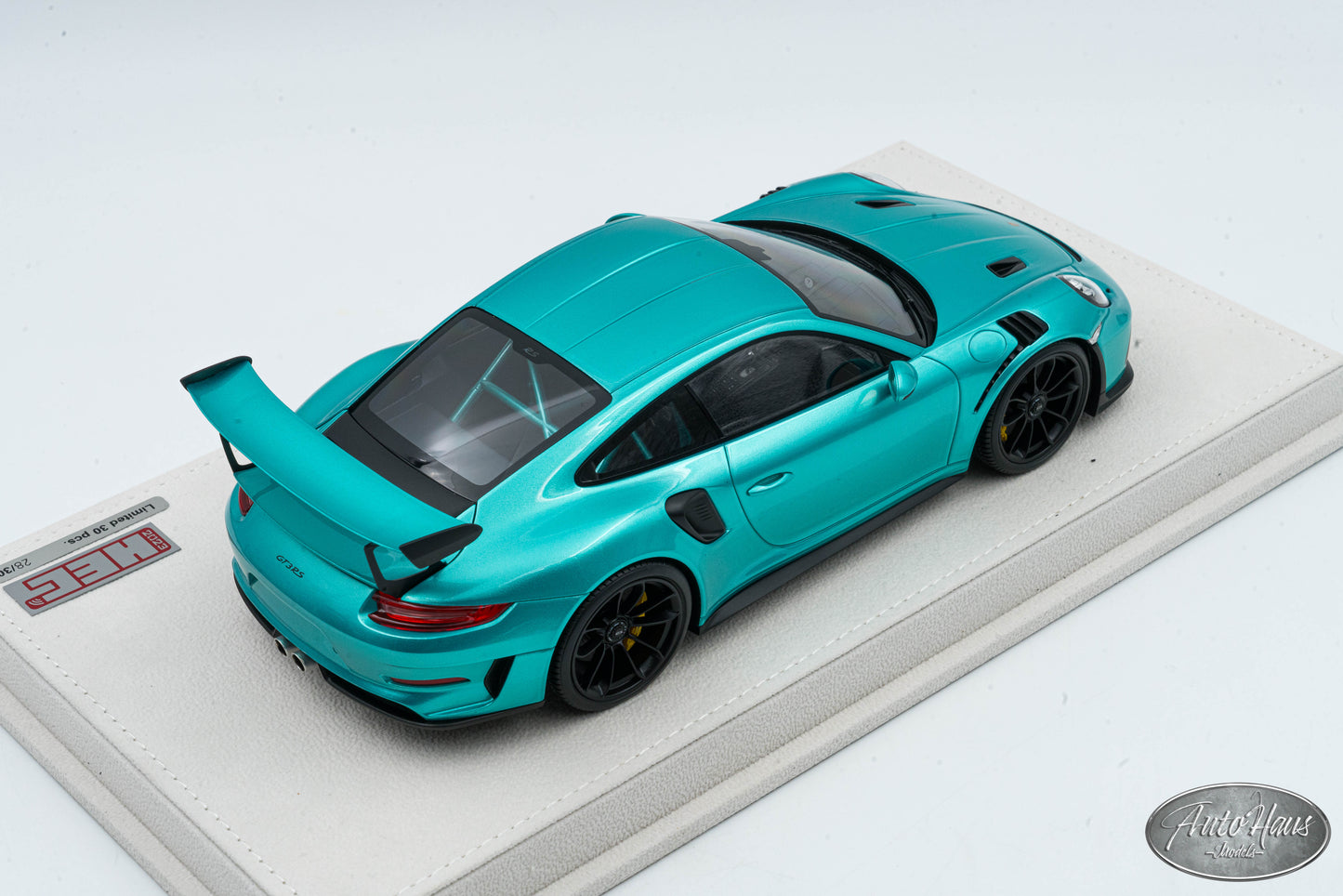 1/18 Make Up Porsche 2018 Porsche GT3 RS Ocean jade Blue