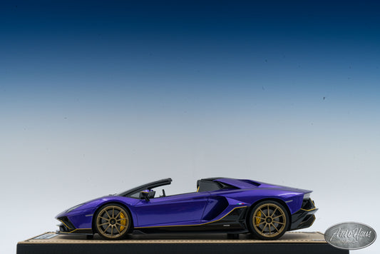 1/18 MR Collection Lamborghini Aventador LP780-4 Ultimae Roadster Viola Pasifae Purple LAMBO051B