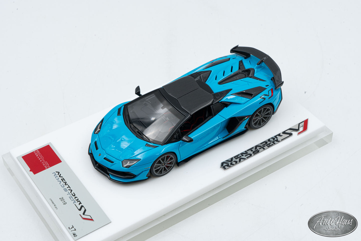 1/43 Make Up 2019 Lamborghini Aventador SVJ Roadster Baby Blue