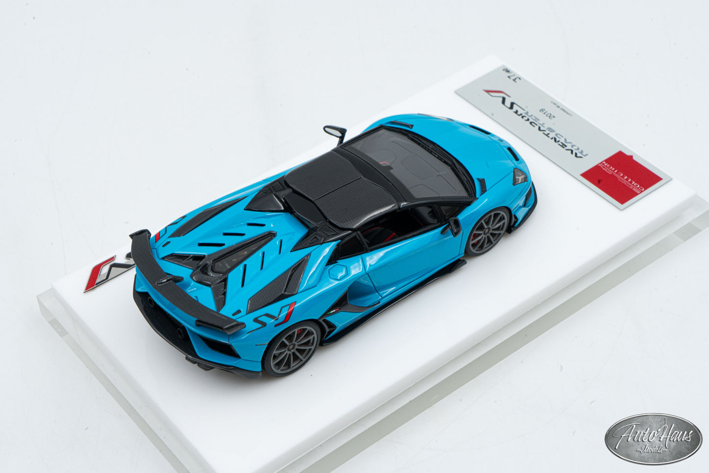 1/43 Make Up 2019 Lamborghini Aventador SVJ Roadster Baby Blue