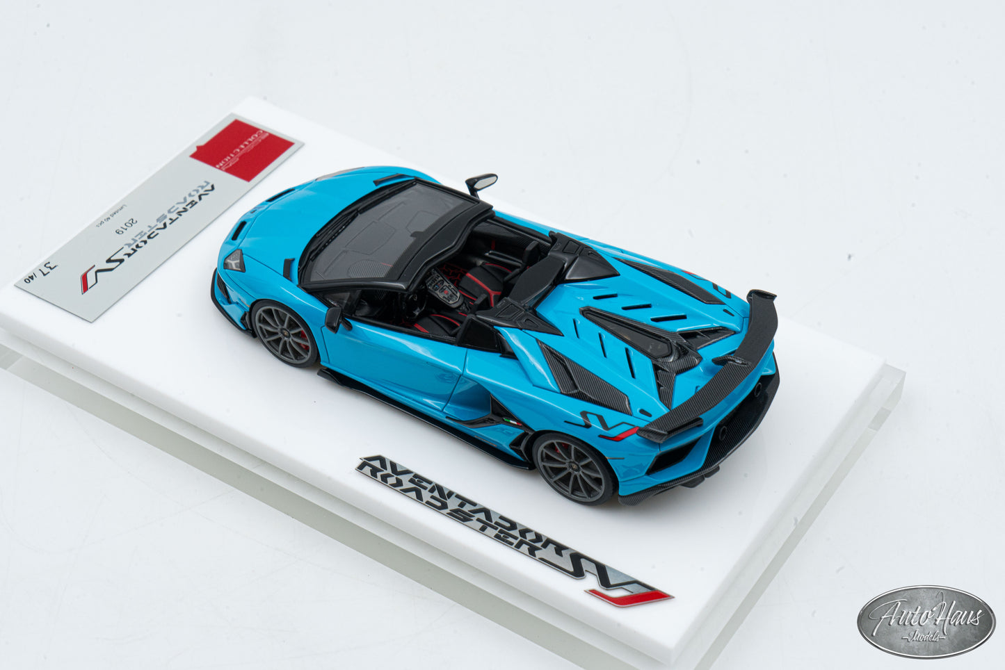 1/43 Make Up 2019 Lamborghini Aventador SVJ Roadster Baby Blue