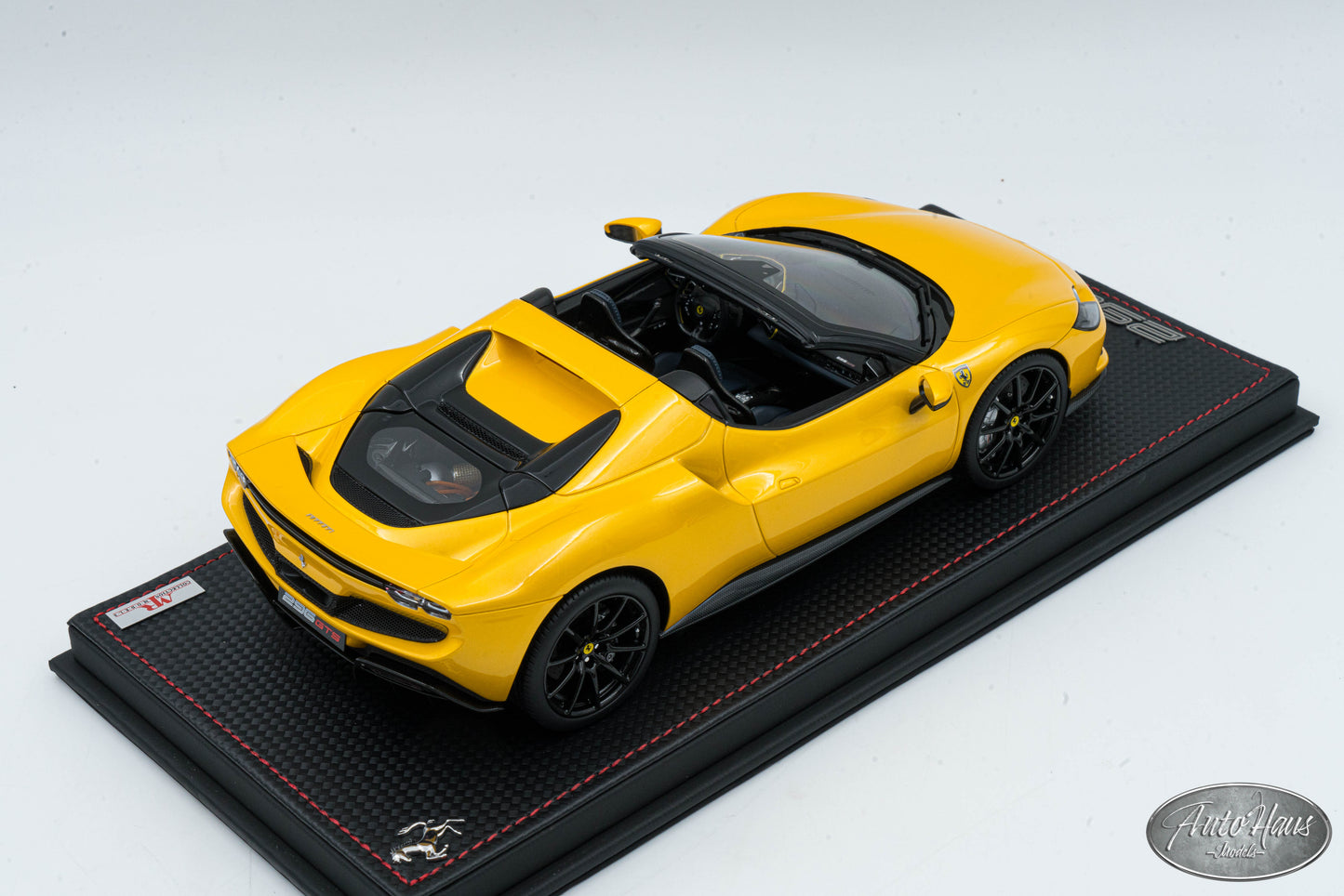 1/18 MR Collection Ferrari 296 GTS Giallo Tristato Yellow