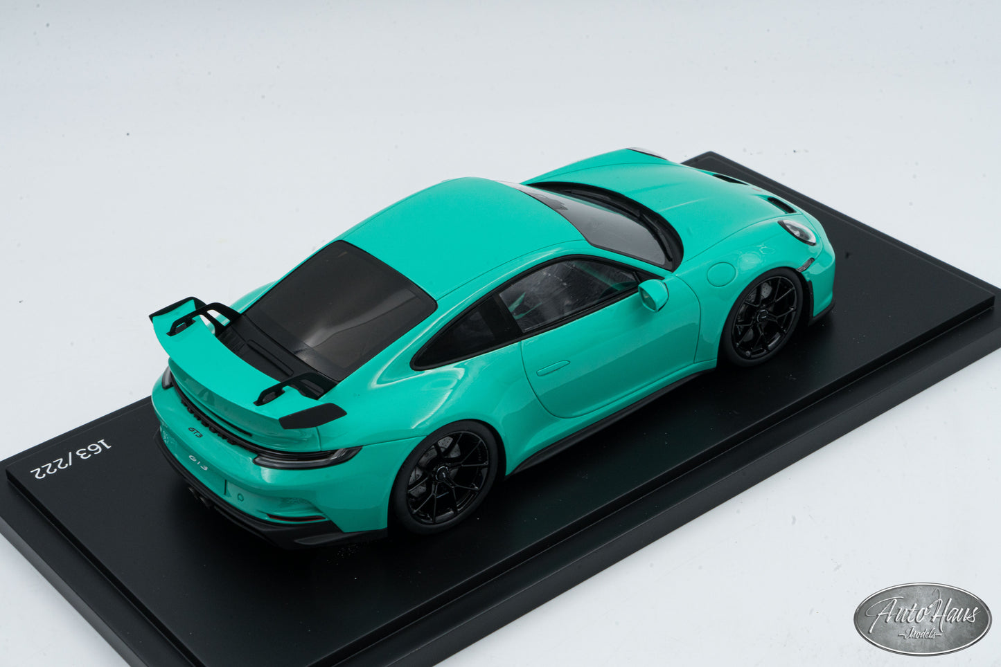 1/18 Spark Porsche 911 (992) GT3 Tiffany Blue Custom – AutoHaus Models