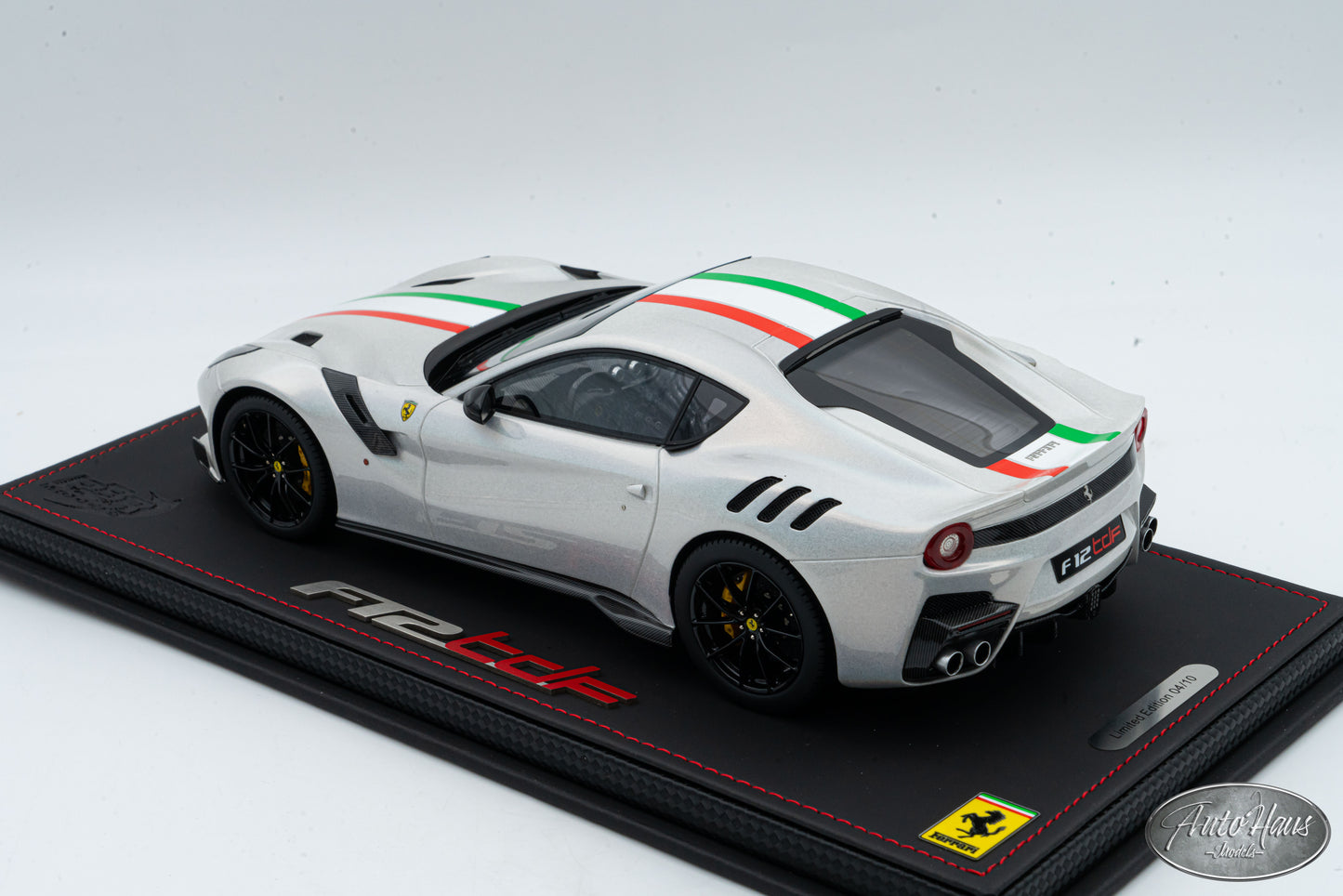 1/18 BBR Ferrari F12 TDF White with Italian Flag