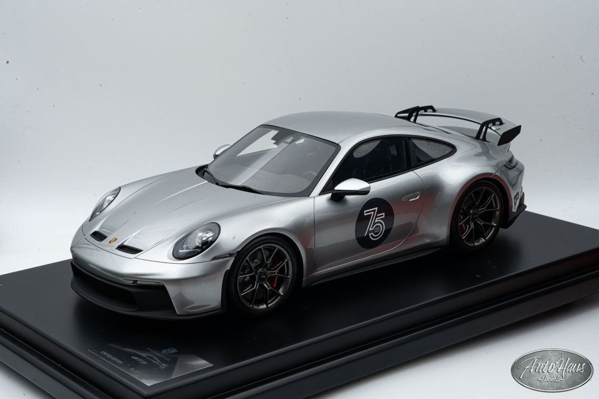 1/12 Spark Porsche 911 GT3 (992) Silver 75 Years
