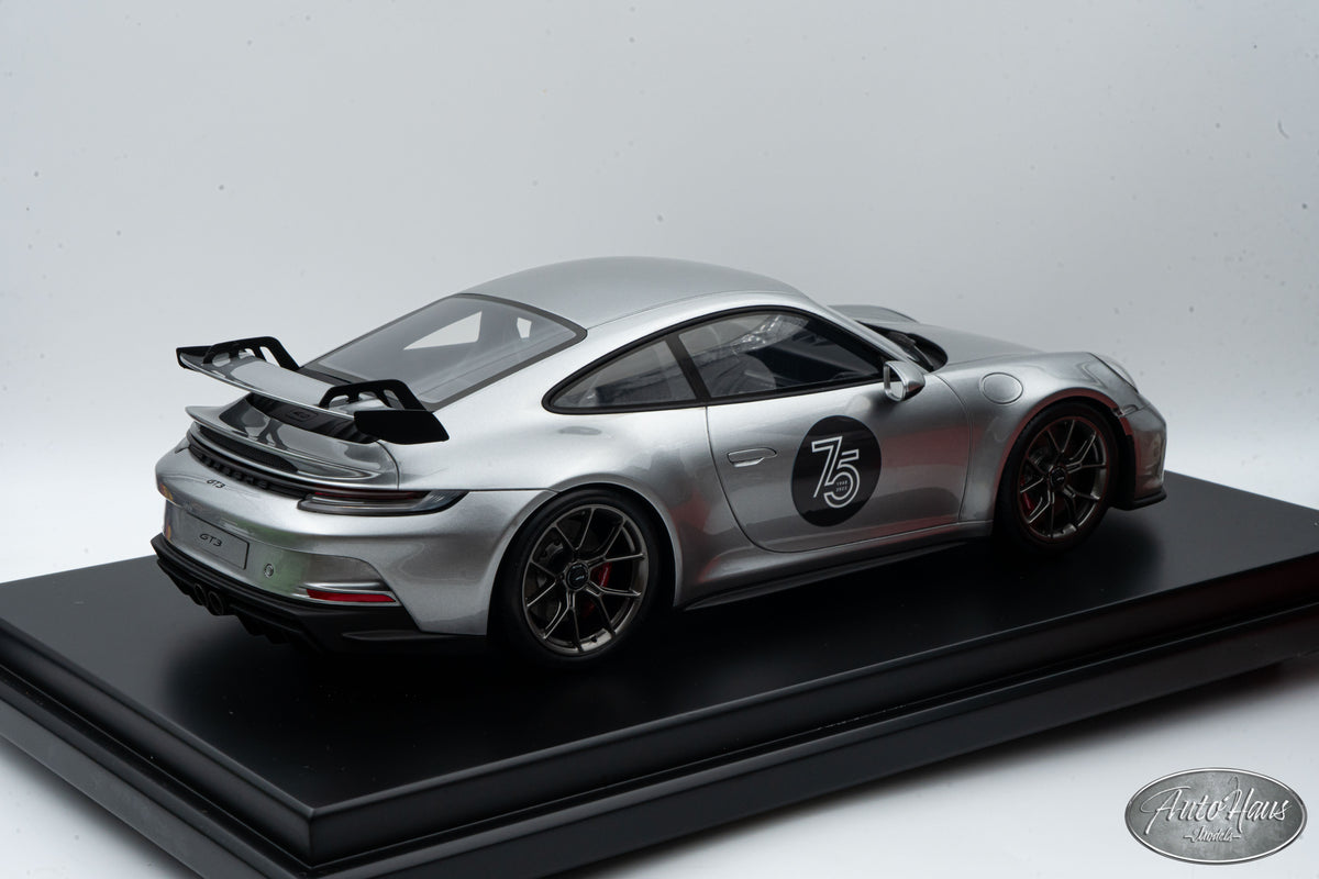 1/12 Spark Porsche 911 GT3 (992) Silver 75 Years