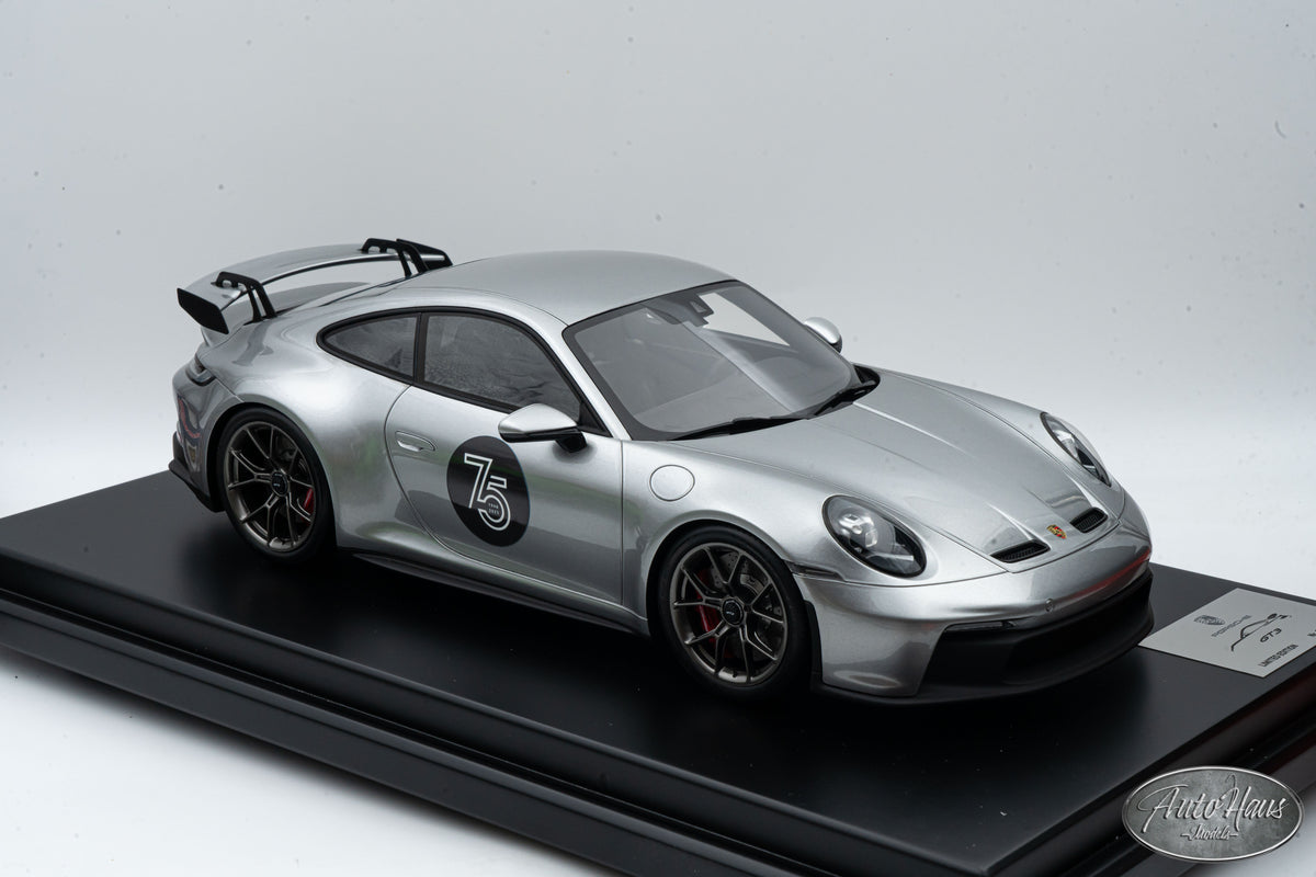 1/12 Spark Porsche 911 GT3 (992) Silver 75 Years