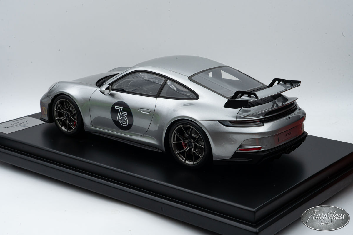 1/12 Spark Porsche 911 GT3 (992) Silver 75 Years