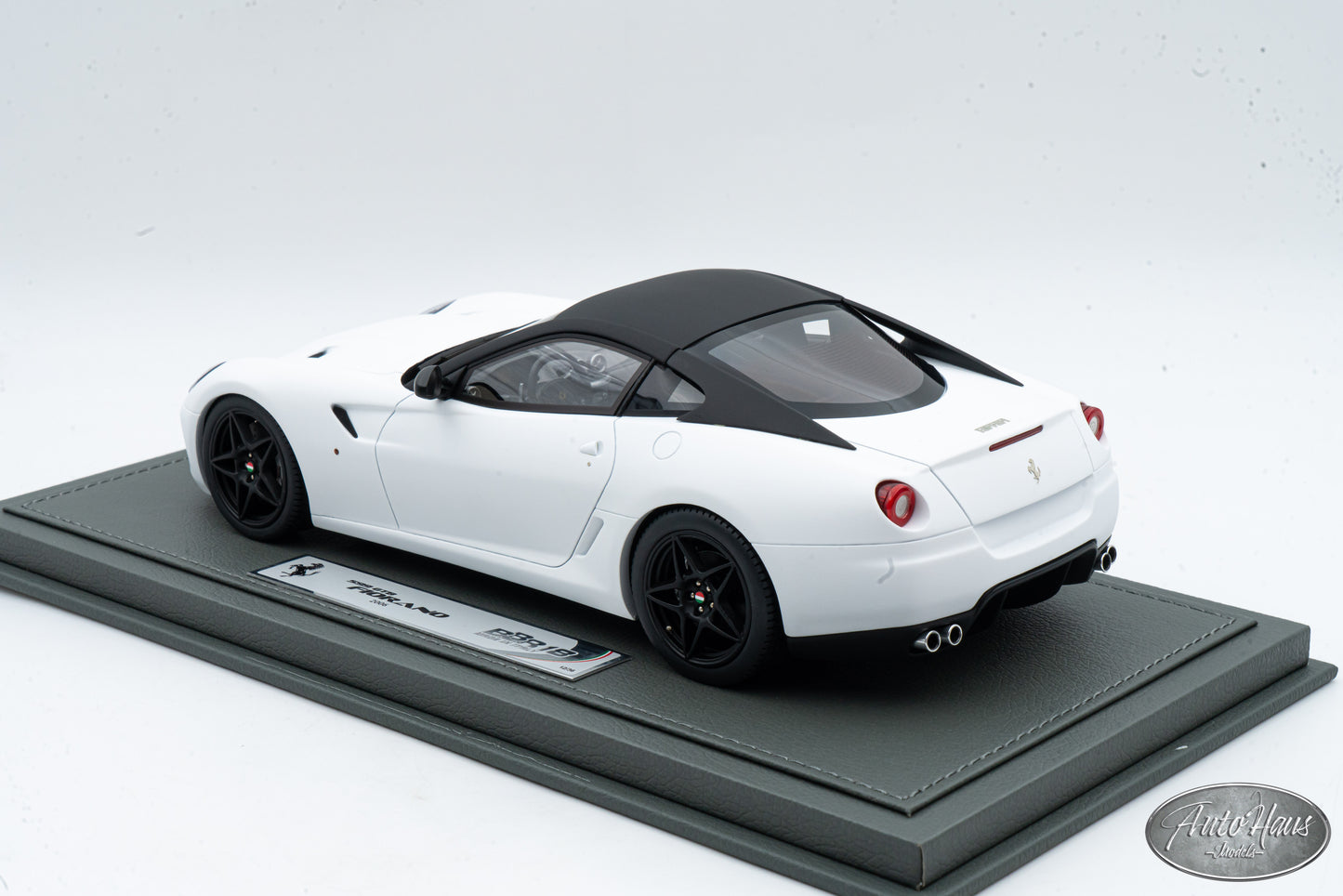 1/18 BBR Ferrari 599 GTB Fiorano Bianco Opaco White BBR1871D