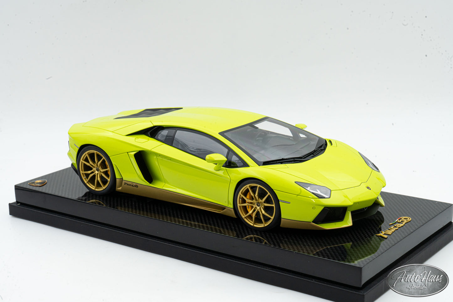 1/18 MR Collection Lamborghini Aventador LP700-4 Miura Homage Verde Scandal Green LAMBO06MMHB