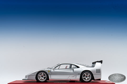 1/18 BBR 1989 Ferrari F40 LM Argento Nurburgring Silver P18169B