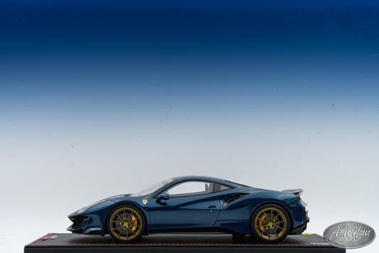 1/18 MR Collection Ferrari 488 Pista Abu Dhabi Blue