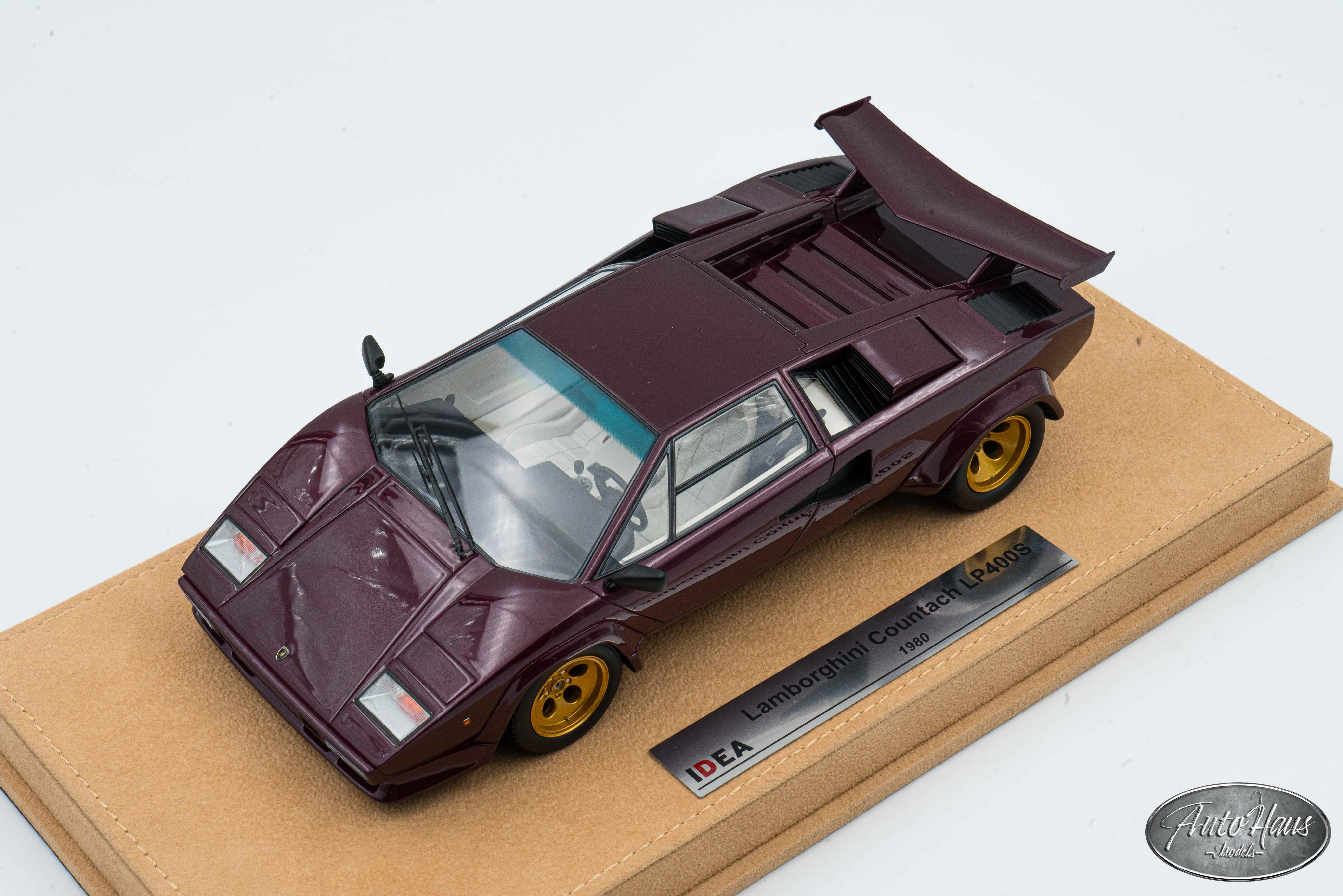 1/18 Make Up 1980 Lamborghini Countach LP400S Purple – AutoHaus Models