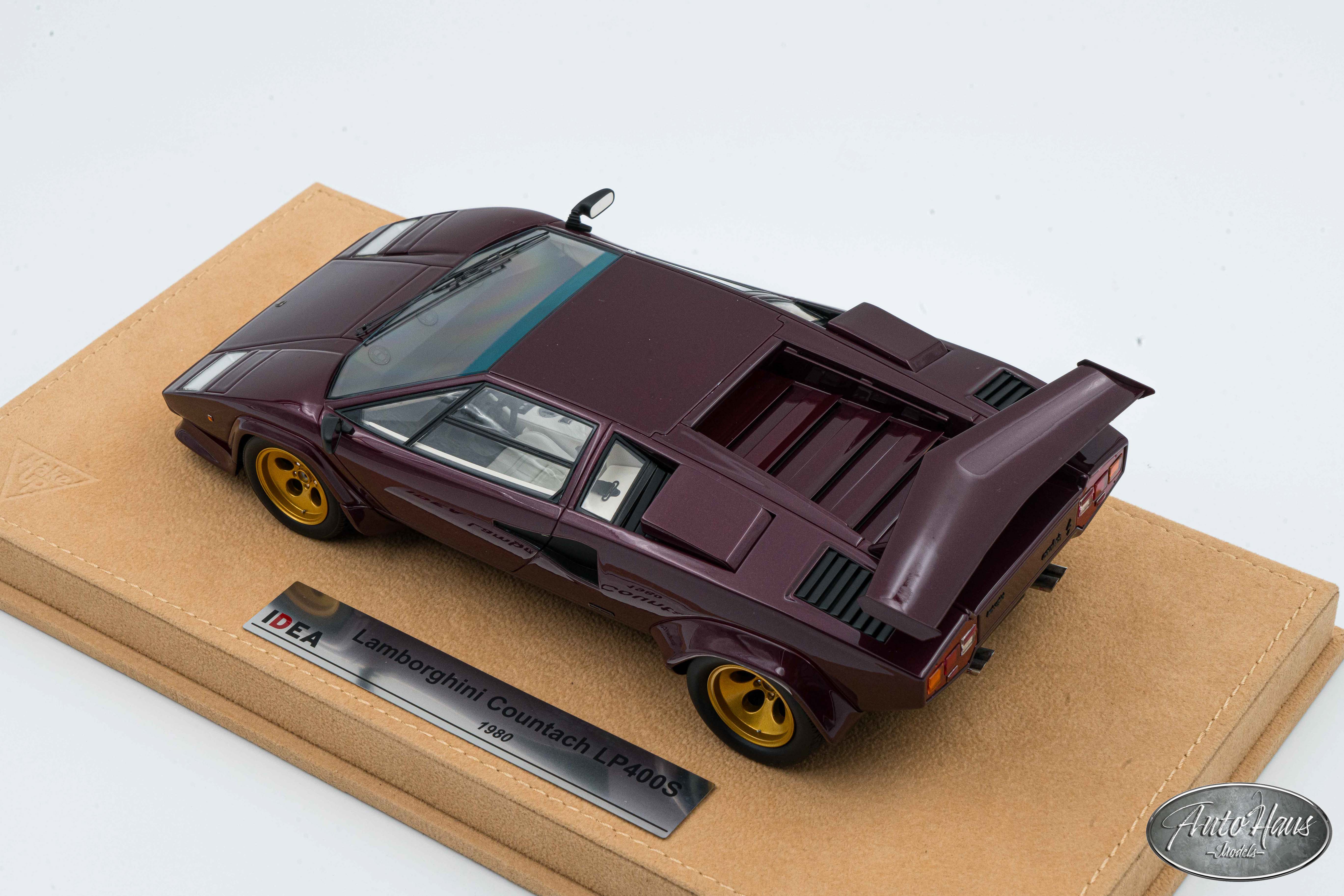 1/18 Make Up 1980 Lamborghini Countach LP400S Purple – AutoHaus Models