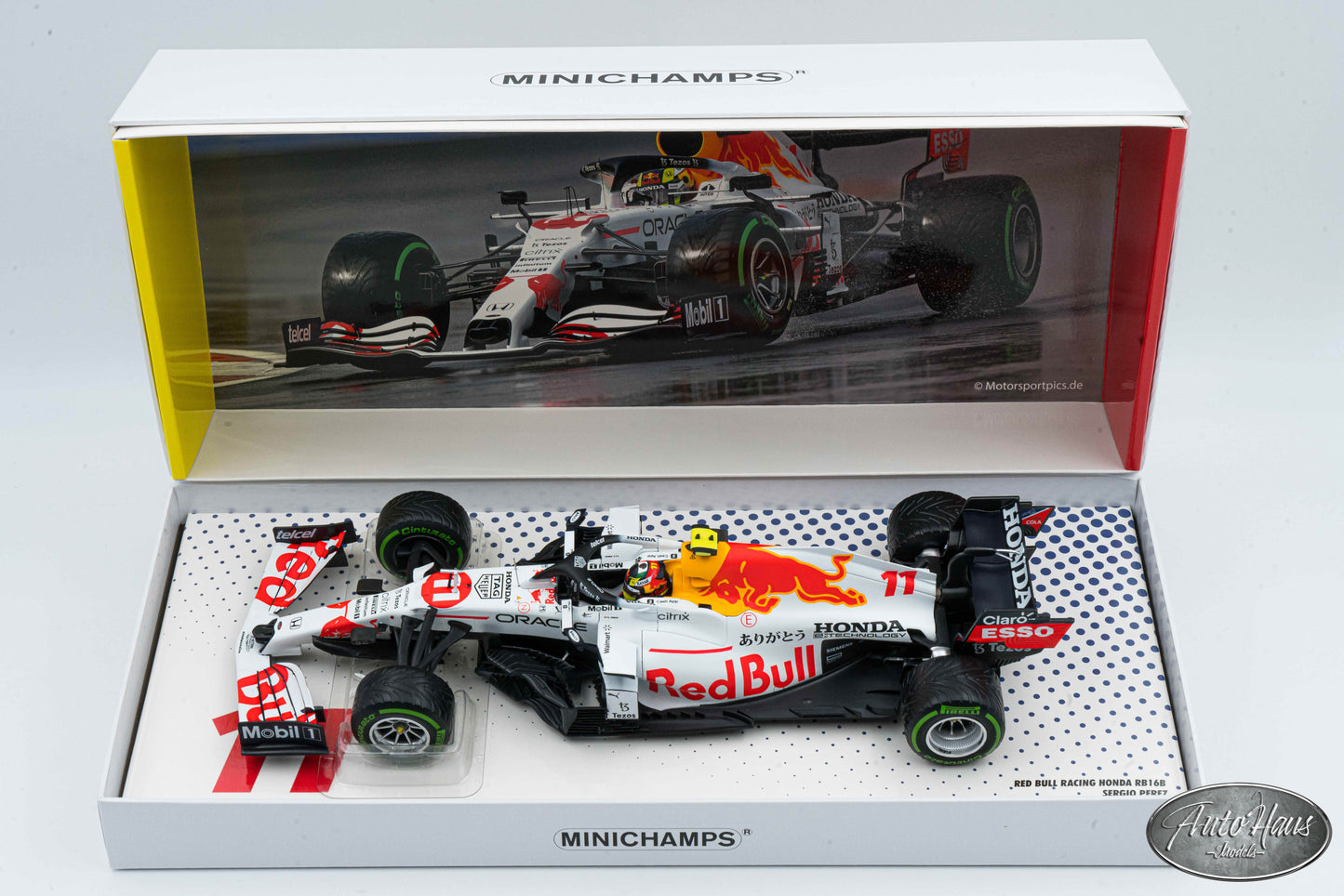 1/18 Minichamps Red Bull RB16B Sergio Perez 3rd Turkish GP 2021