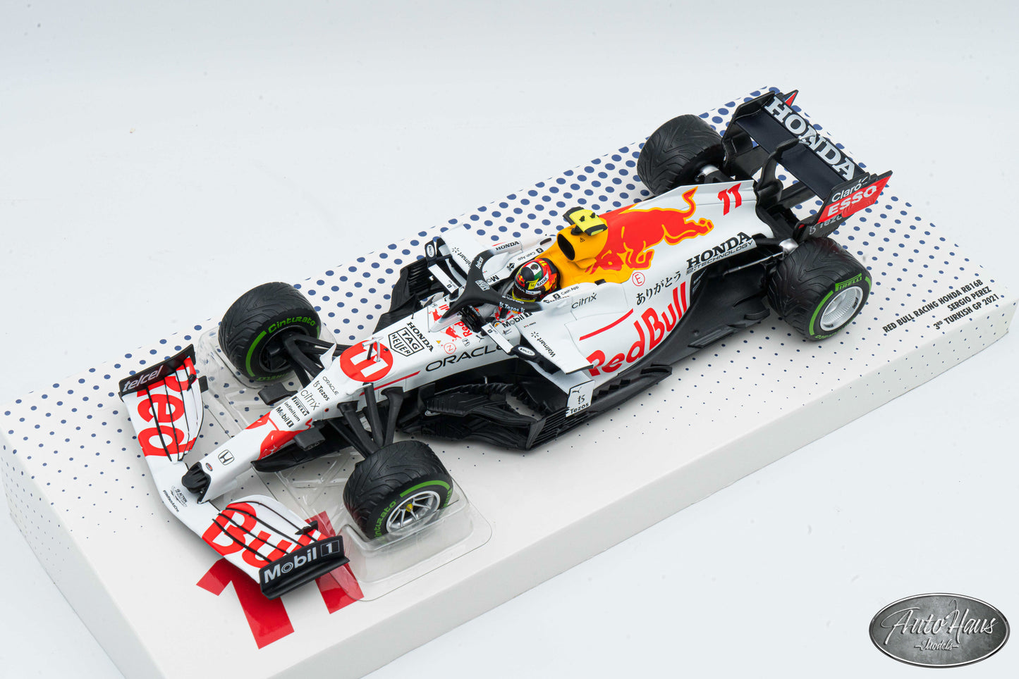 1/18 Minichamps Red Bull RB16B Sergio Perez 3rd Turkish GP 2021