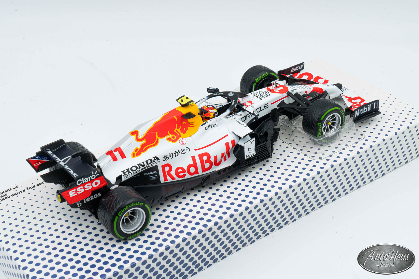 1/18 Minichamps Red Bull RB16B Sergio Perez 3rd Turkish GP 2021