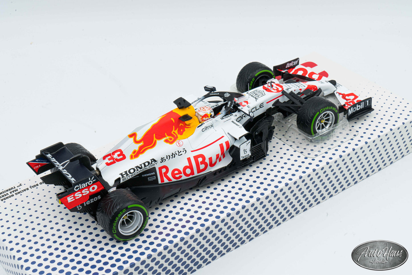 1/18 Minichamps Red Bull RB16B Max Verstappen 2nd Turkish GP 2021