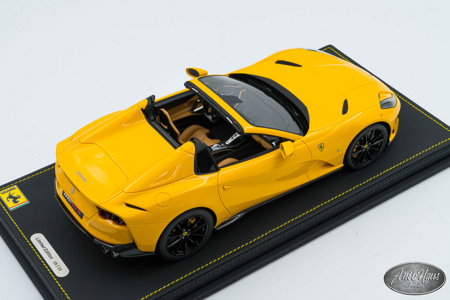 1/18 BBR Ferrari 812 GTS Gialo Modena Yellow