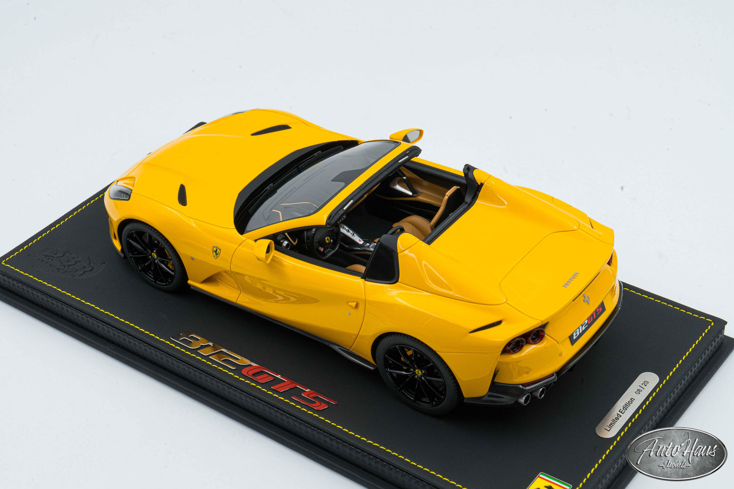 1/18 BBR Ferrari 812 GTS Gialo Modena Yellow