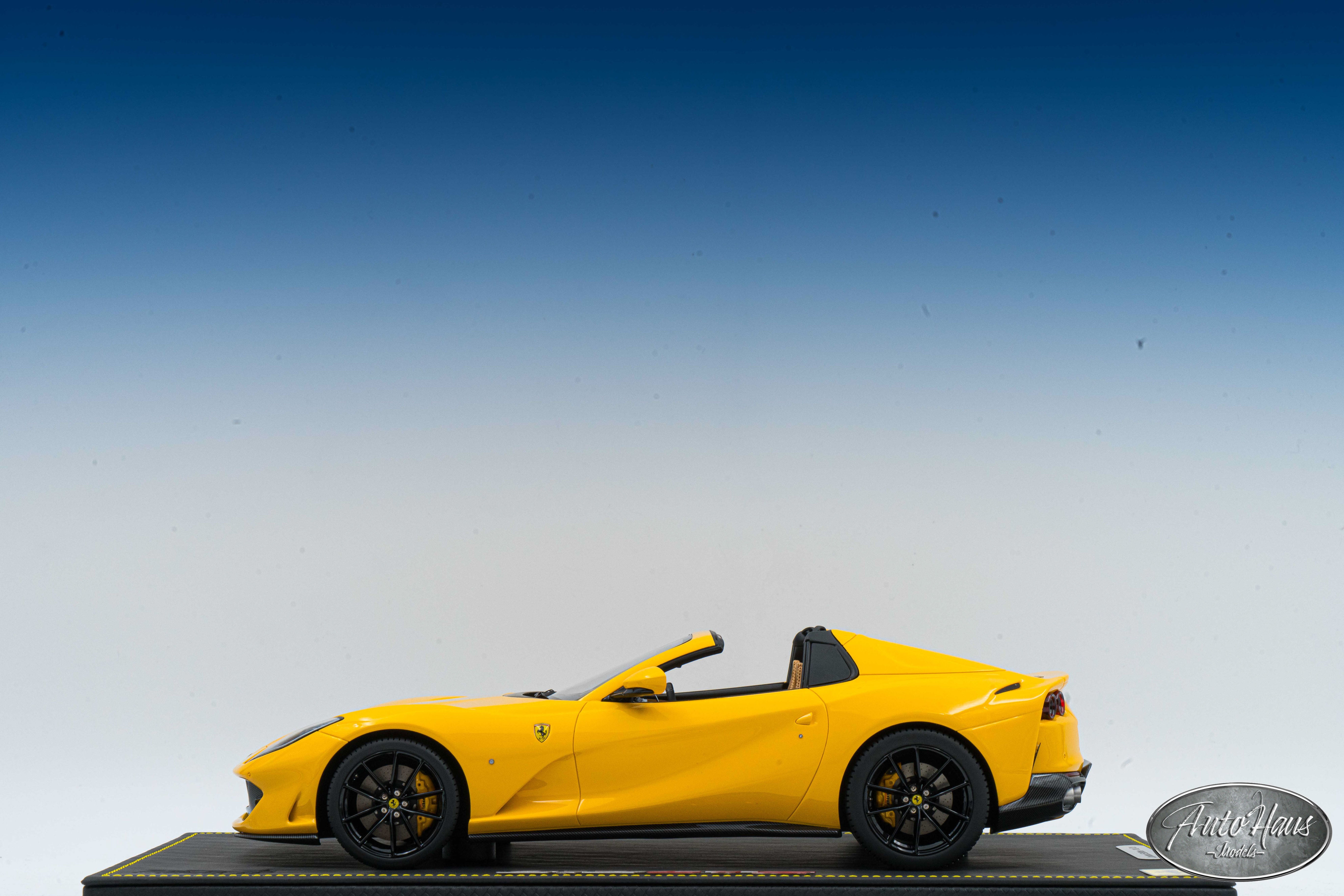 1/18 BBR Ferrari 812 GTS Gialo Modena Yellow – AutoHaus Models