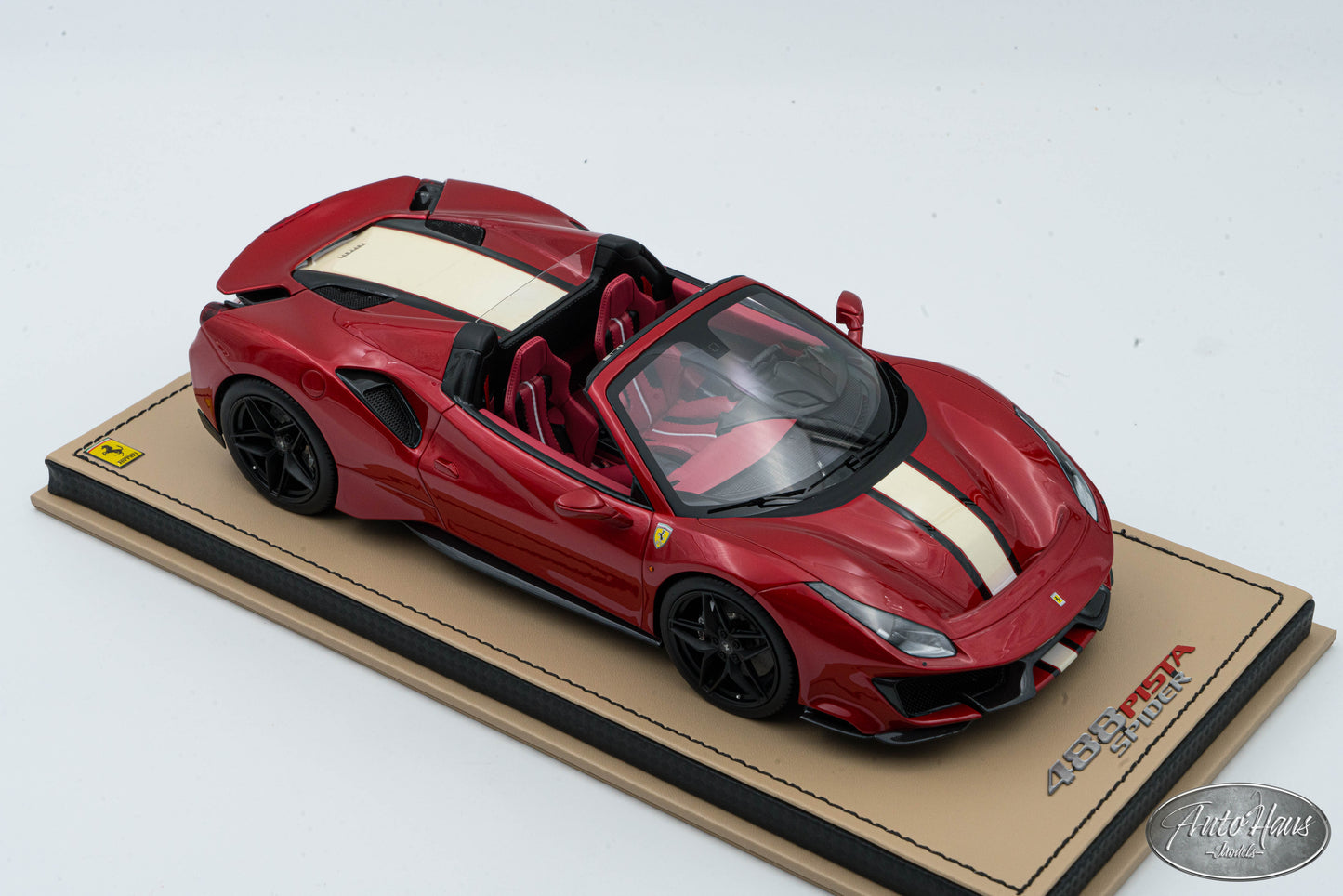 1/18 MR Collection Ferrari 488 Pista Spider Red