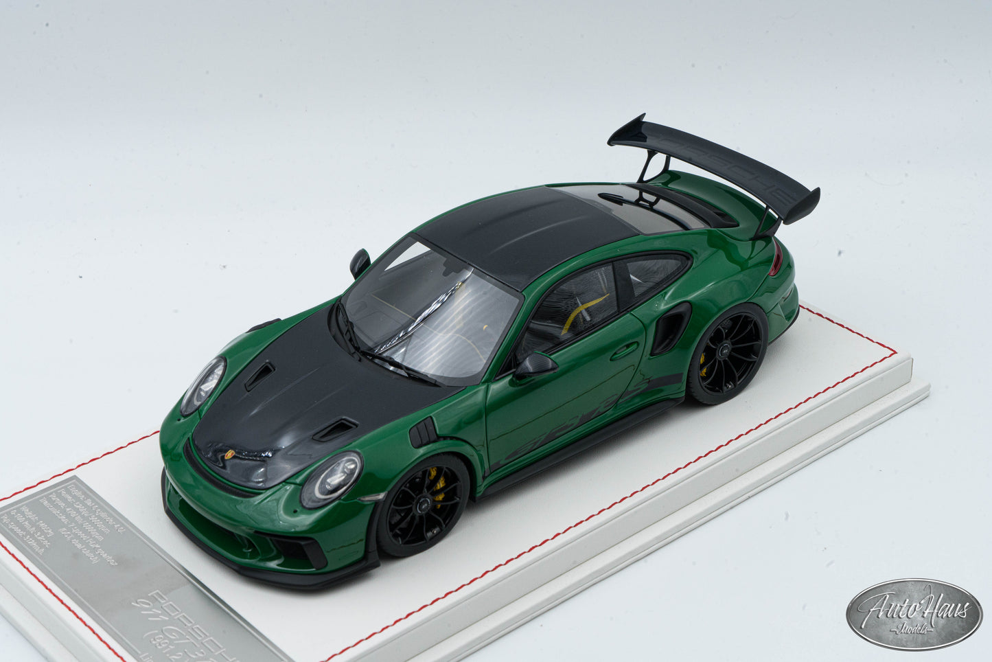 1/18 Davis Giovanni Porsche 911 (991.2) GT3 RS Dark Green